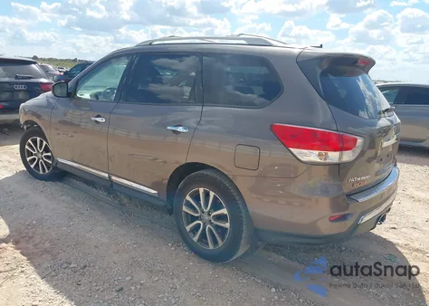 2014 Nissan Pathfinder Sl из США, поврежденный, VIN 5N1AR2MN9EC690960